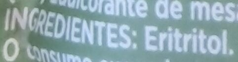 Foto da lista de ingredientes