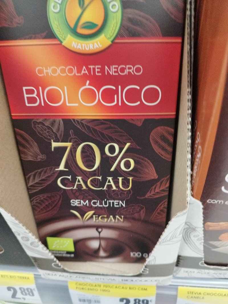 Foto da lista de ingredientes
