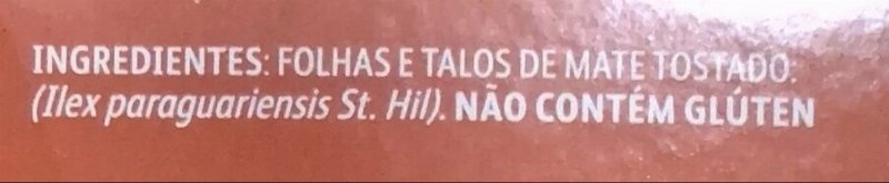 Foto da lista de ingredientes