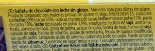 Foto da lista de ingredientes