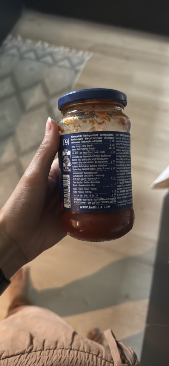 Foto da tabela nutricional