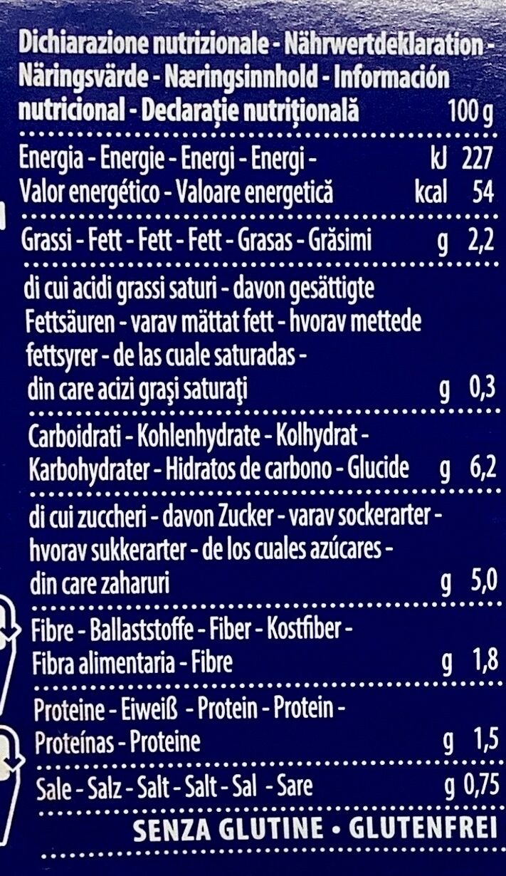 Foto da tabela nutricional