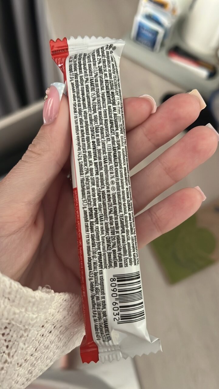 Foto da lista de ingredientes