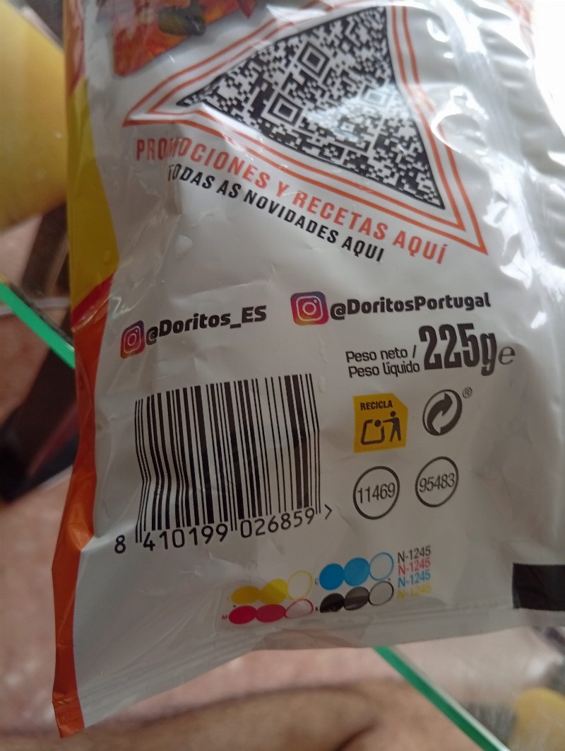 Foto da lista de ingredientes