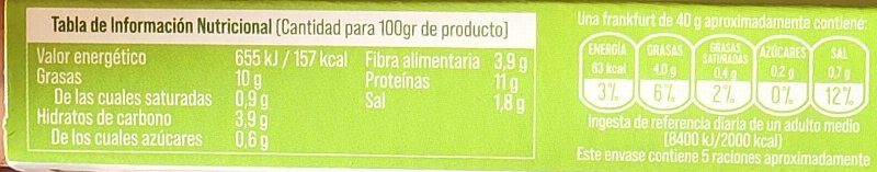 Foto da tabela nutricional