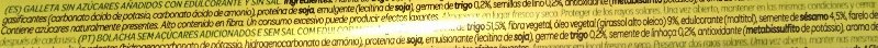 Foto da lista de ingredientes