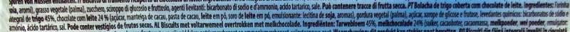 Foto da lista de ingredientes