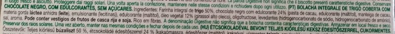 Foto da lista de ingredientes