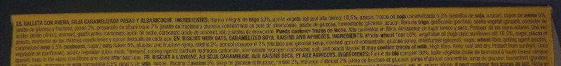 Foto da lista de ingredientes