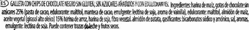 Foto da lista de ingredientes