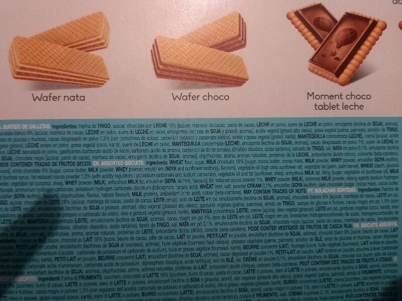 Foto da lista de ingredientes