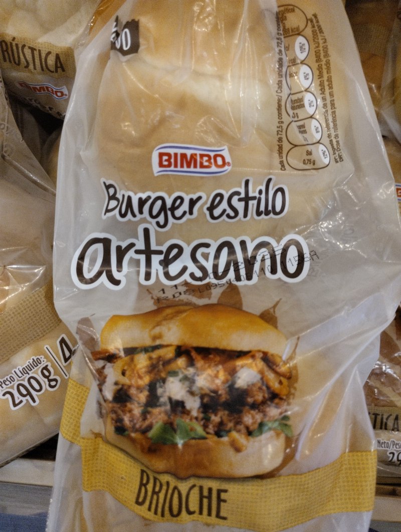 Foto da lista de ingredientes