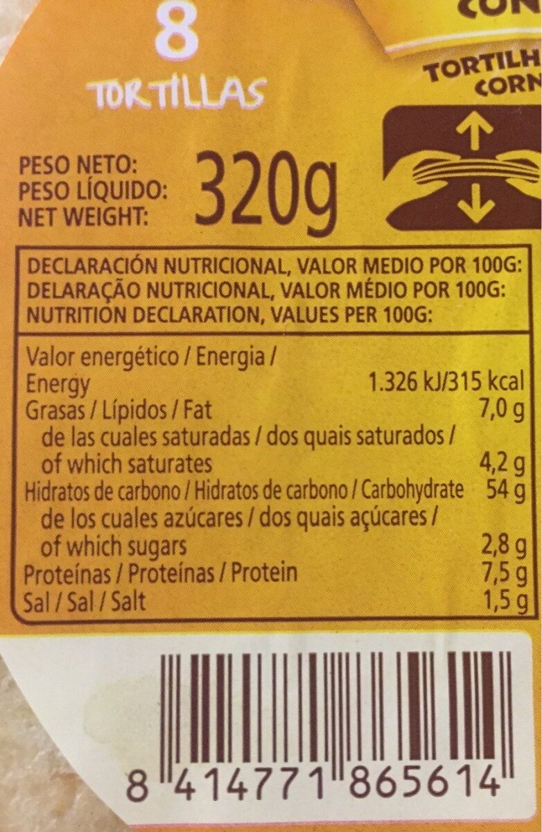 Foto da tabela nutricional