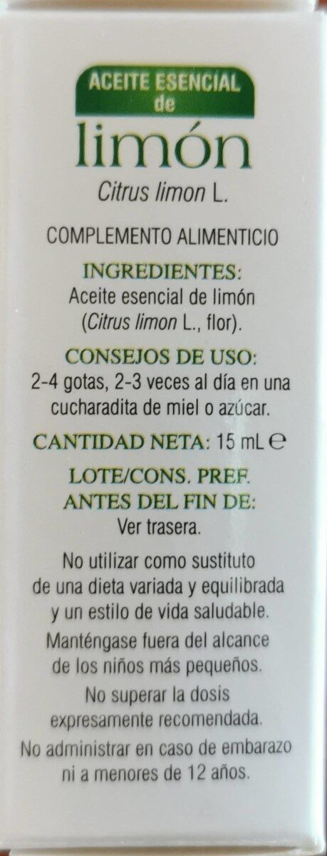 Foto da tabela nutricional