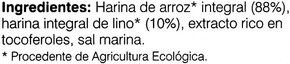 Foto da lista de ingredientes