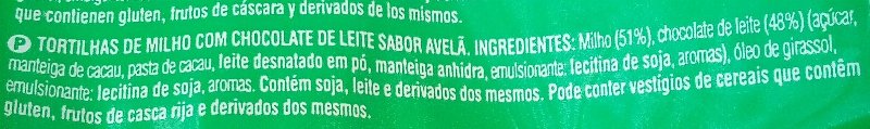 Foto da lista de ingredientes