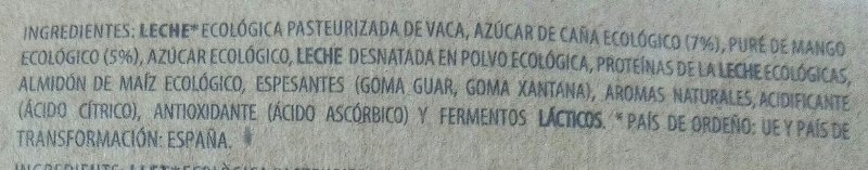 Foto da lista de ingredientes