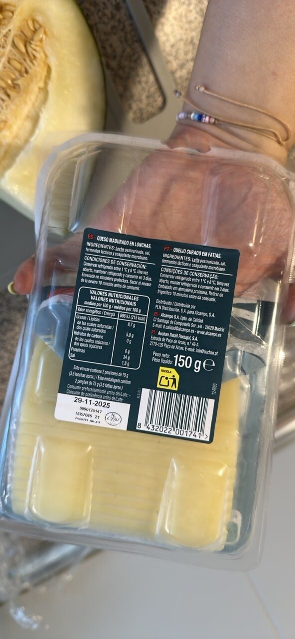 Foto da tabela nutricional