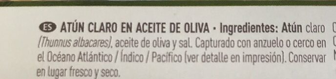 Foto da lista de ingredientes