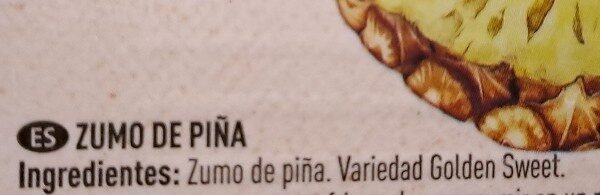 Foto da lista de ingredientes