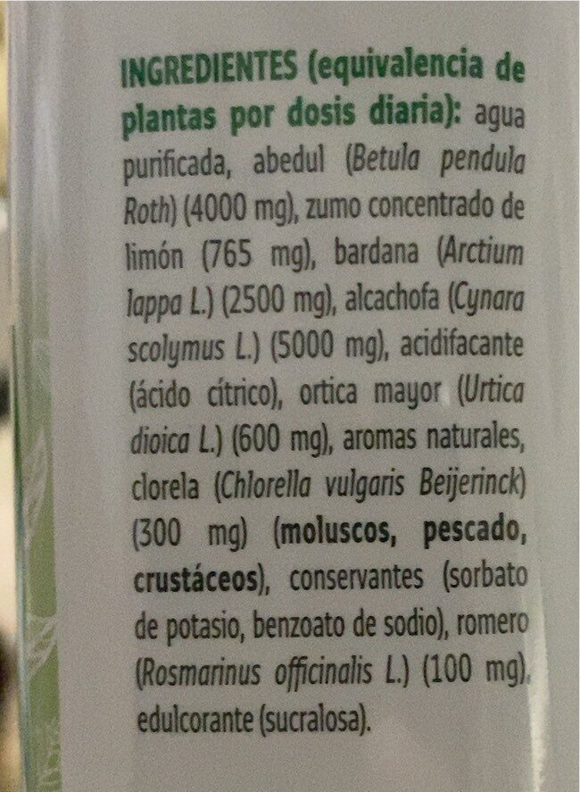 Foto da tabela nutricional