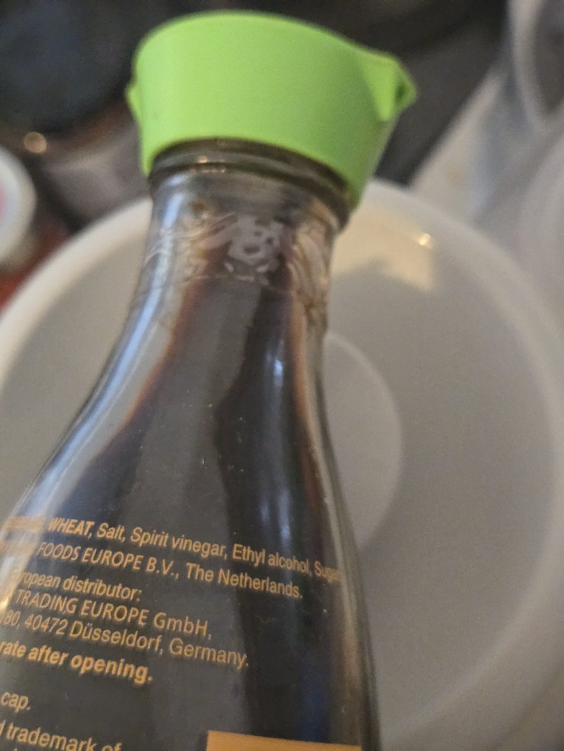 Foto da lista de ingredientes
