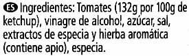 Foto da lista de ingredientes