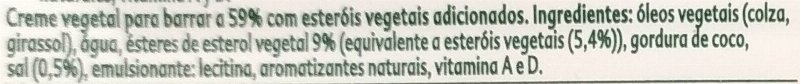 Foto da lista de ingredientes