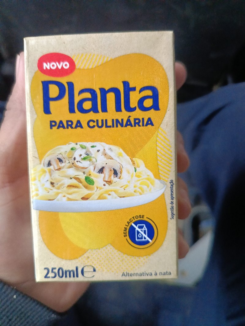 Foto da lista de ingredientes