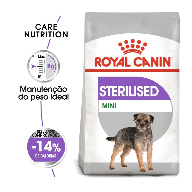 Ração Para Cão Adulto Mini Esterilizado Até 10 kg 8 kg
