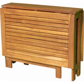 Mesa Dobrável 133X90X75Cm Natural Butterfly Kasa