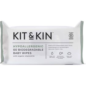 Toalhitas Bebé Biodegradáveis Kit&Kin 60 Un