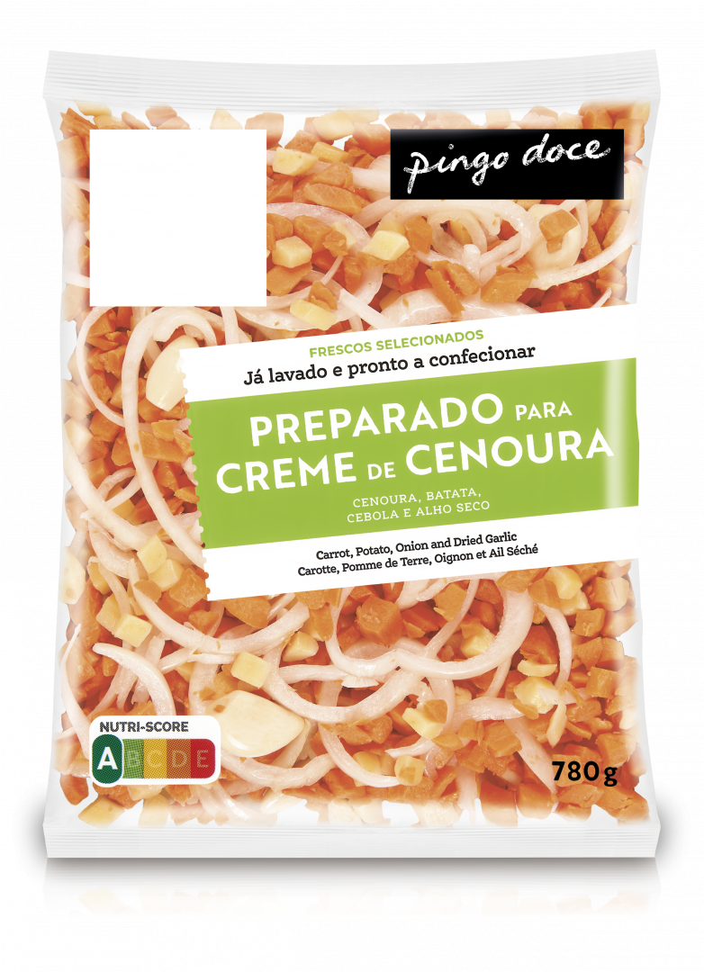 Preparado Creme De Cenoura Embalado Pingo Doce 0.78Un