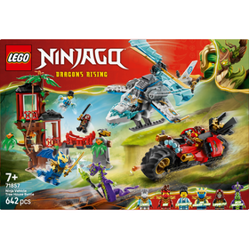 Lego Ninjago - Batalha Na Casa Da Árvore Com Veículos Ninja - 71857