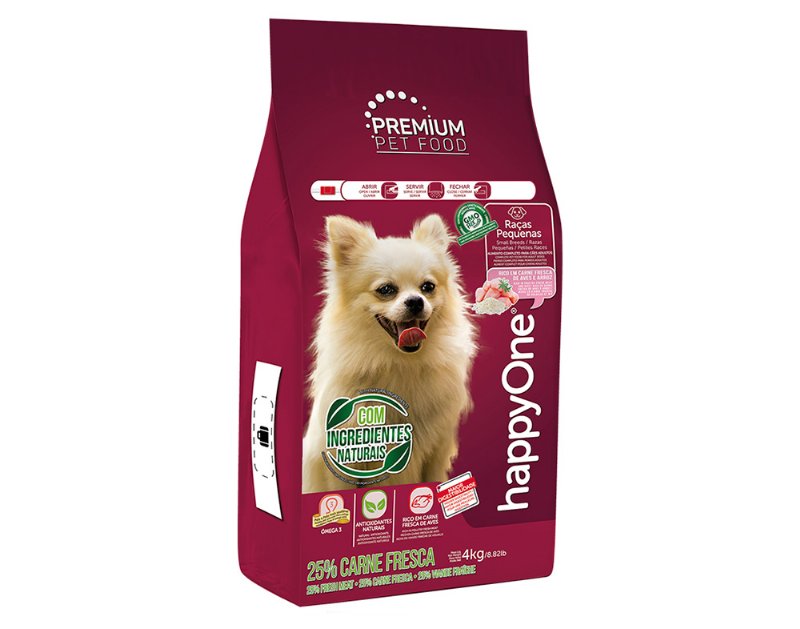 Ração Para Cão Happyone Premium Raças Pequenas 4 kg