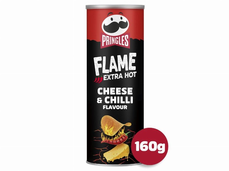 Aperitivo Pringles Flame Queijo & Chilli 160 g