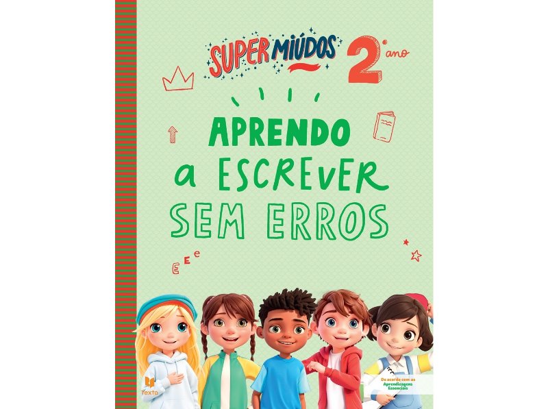 Livro Supermiúdos Aprendo A. Escrever Sem Erros 2º Ano