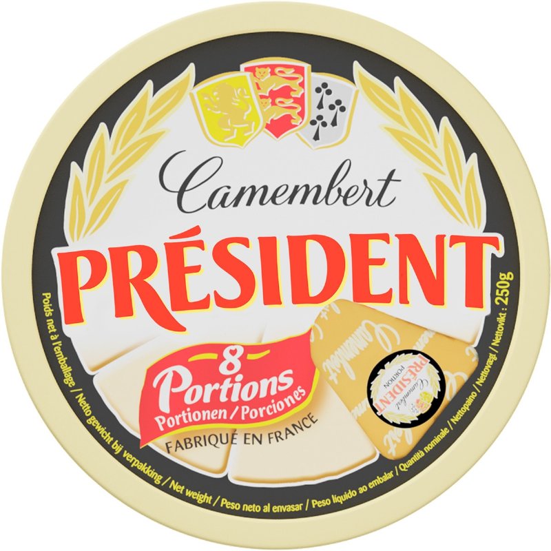 Queijo Camembert 8 Porções 250 g