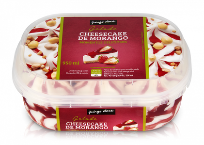 Gelado Strawberry Cheesecake Pingo Doce 0.95L