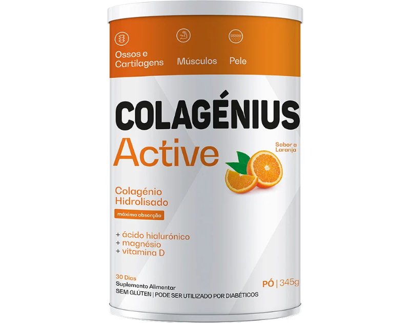 Suplemento Colagenius Active Laranja Pó 345 g