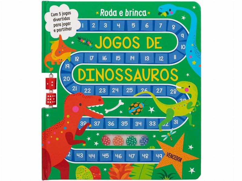 Livro Jogos De Dinossauros