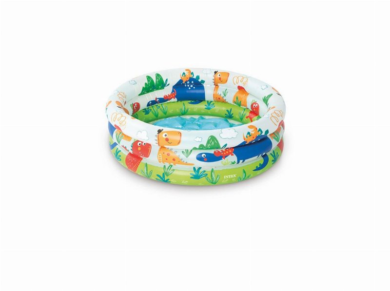 Piscina Infantil Insuflável Com 3 Aneis 61X22Cm