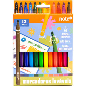 Conjunto 12 Marcadores Laváveis Note!