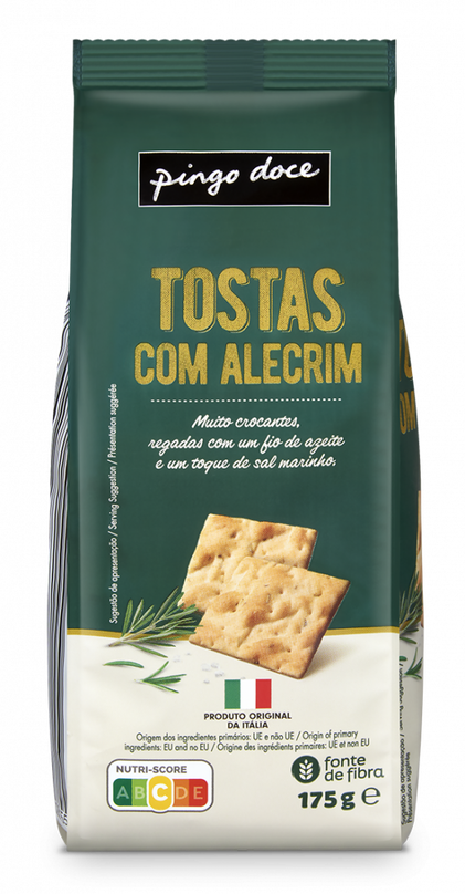 Tostas Com Alecrim Pingo Doce 0.175Kg