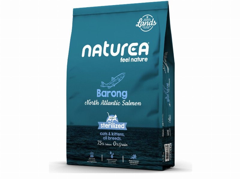 Ração Para Gato E Gatinhos Naturea Barong Salmão 5.5 kg