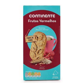 Bolachas Pequeno Almoço Frutos Vermelhos Continente 300 gr (6 Un)