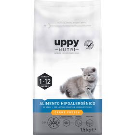 Ração Para Gato Júnior Hipoalergénica Sem Cereais Frango Uppy Nutri 1,5 kg