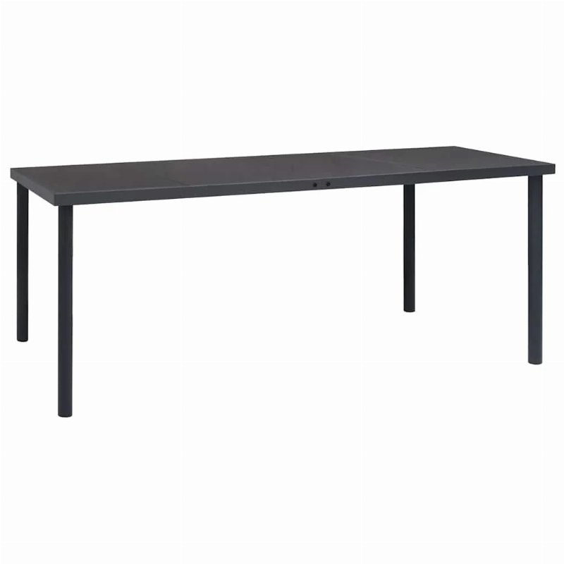 Hkh Mesa De Jantar Para Jardim Aço - Antracite