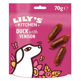 Snack Para Cão Adulto Pato E Veado Lily's Kitchen 70 g