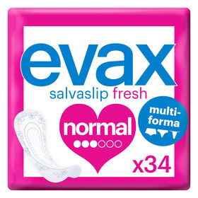 Pensos Diários Salvaslip Adaptáveis Evax 34 Un